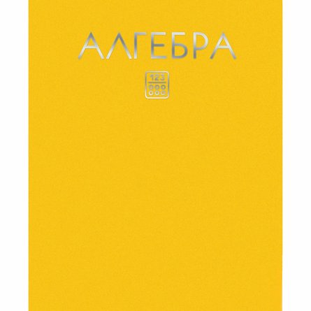Тетрадь предметная "Алгебра. Color Drop", клетка, А5, 48л., со справочным мат-ом, скрепка, обл. тонир. картон, тиснение фольгой серебро, Канц-Эксмо фото 1