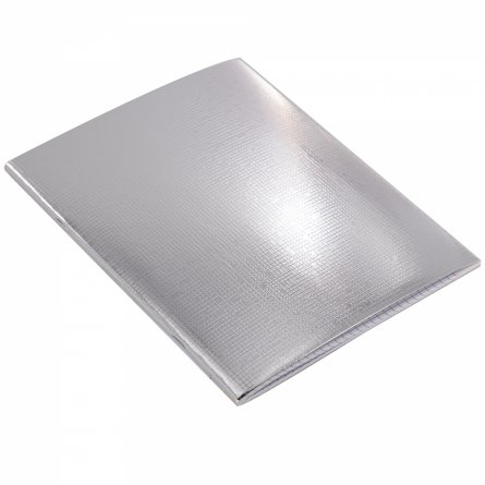 Тетрадь 48л., А5, клетка, Alingar "Silver  metallic", скрепка, дизайнерский картон, тиснение "лён", блок офсет, 100% белизна фото 2