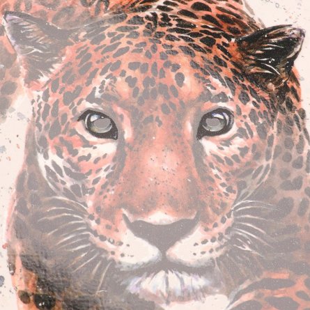 Скетчбук А5  50л., "Леопард", 78 г/м2, Миленд, гребень, жесткая подложка, крафт блок фото 3