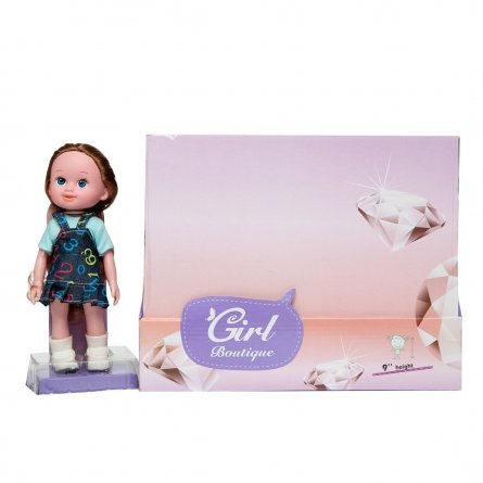 Набор Кукла детская в одежде " Лилу ", со звуковыми эффектами, 23 см, работает от батареек 12шт/уп фото 3