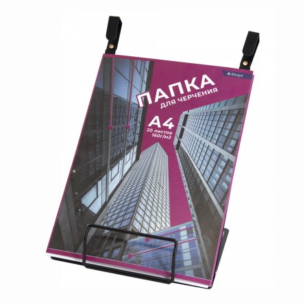 Подставка для книг Alingar, 210х190 мм, черный, регулируемый угол наклона, фиксатор страниц, металл, картон.коробка фото 3