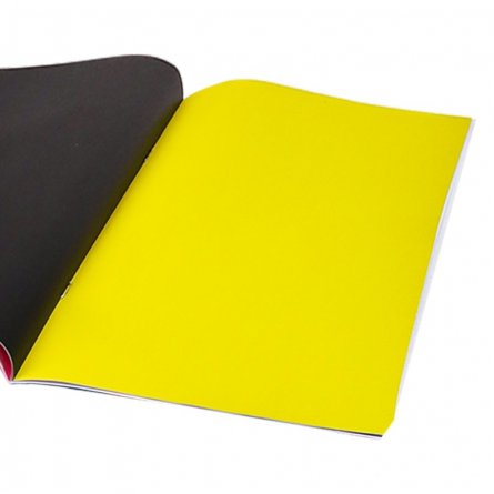 Бумага цветная Проф-Пресс, 166х240 мм, немелованная, односторонняя, 16 листов, 8 цветов, на скрепке, "Супермопс" фото 2