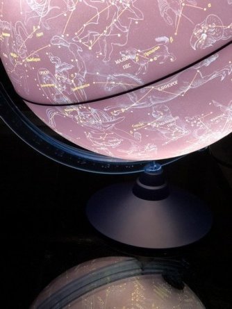 Глобус Звездное небо, Глобен, d=320 мм, с подсветкой, 220 V, на круглой подставке фото 3