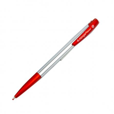 Ручка шариковая на масляной основе Alingar, "Arrow", 0,7 мм, синяя, игольчатый наконечник, автоматическая, круглый, матовый, пластиковый корпус фото 2