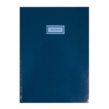 Записная книжка А4, Канц-Эксмо, 7БЦ, ламинация, клетка, 100 л, "Синяя классика" фото 1
