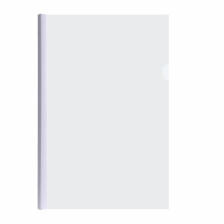 Папка-скоросшиватель с планкой Alingar, A4, 215х310 мм, 160 мкм. прозрачный, цвет планок ассорти фото 5
