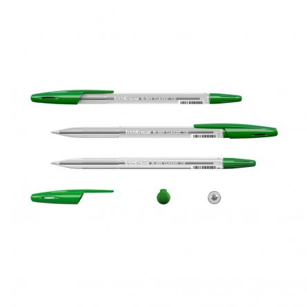 Ручка шариковая Erich Krause "R-301 Classic Stick", 1.0 мм, зеленый, шестигранный, цветной, пластиковый корпус, картонная упаковка фото 2