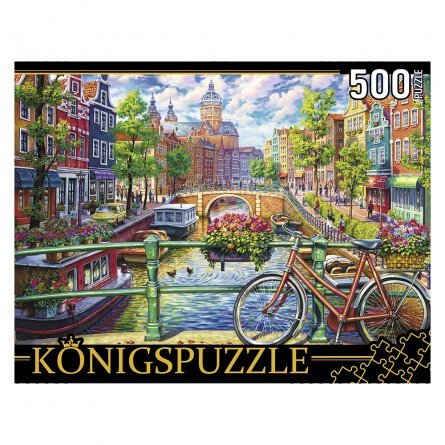 Пазл 500 элементов,РЫЖИЙ КОТ, "Канал в Амстердаме" фото 1