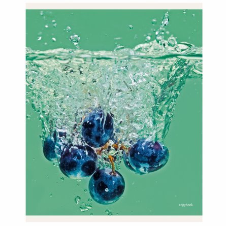 Тетрадь 80л., А5, линия, Канц-Эксмо "Juicy fruits", скрепка, мелованный картон фото 2
