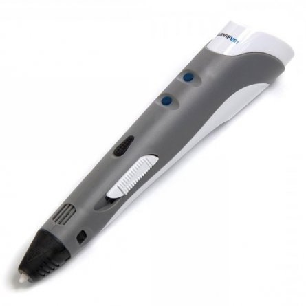 Ручка 3D Myriwell RP100A, пластик ABS - 3 цвета, серая, картонная упаковка фото 2