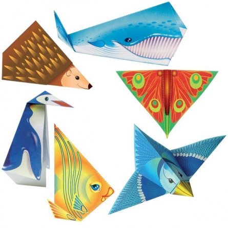 Набор фигурок-оригами Клевер, 215х225х18 мм, оригами, картонная упаковка, "Моё первое оригами. Ступень 1" фото 1