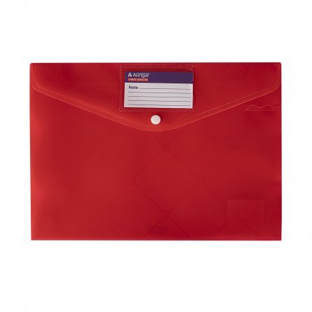 Папка-конверт на кнопке  Alingar, A4, 240х330 мм, 160 мкм, карман для ручки и визитки, ассорти, матовая, с глянцевым рисунком, "Diamond" фото 2