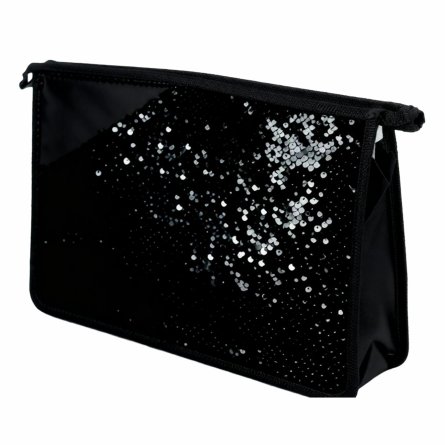 Набор канцелярии для девочки Alingar, "Black", 35 предметов, папка с пайетками на молнии, т/у пленка фото 2