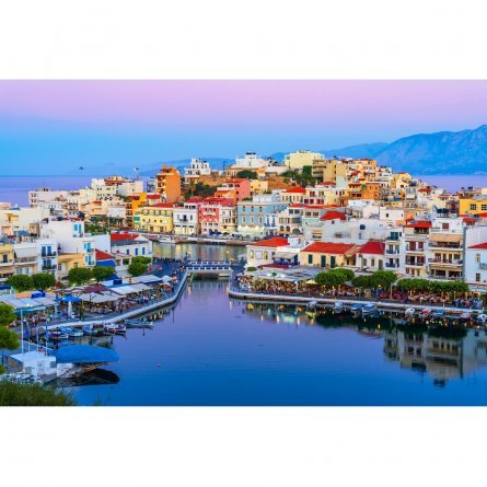 Картина по номерам Рыжий кот, 30х40 см, с акриловыми красками, холст, "Вечерний остров Крит" фото 1