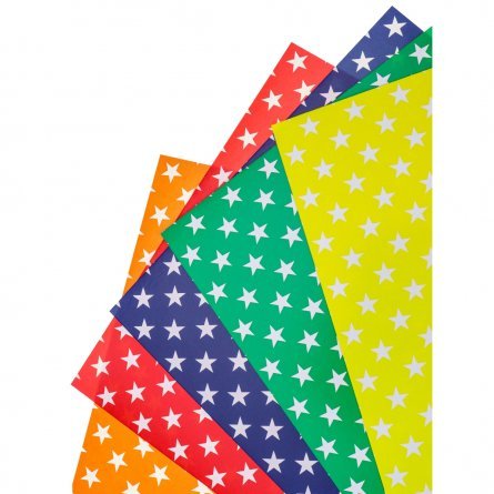 Картон цветной Проф-Пресс, А4, мелованный, 5 листов, 5 цветов, с узором, "Смешной корги" фото 3