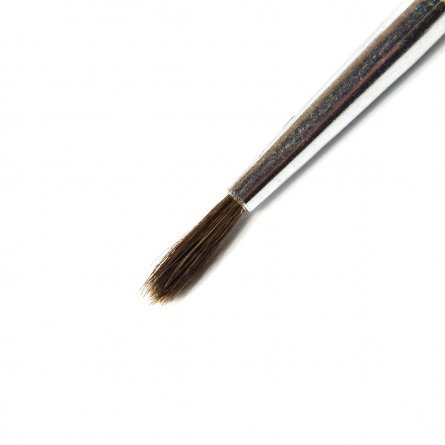 Кисть белка, Alingar, круглая, №1, деревянная ручка фото 2
