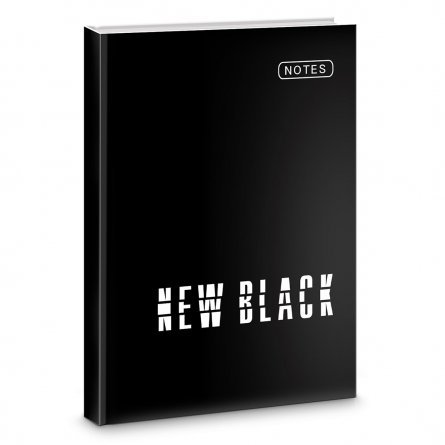 Планинг полудатированный, Канц-Эксмо, швейно клеевой переплет, 48 л., "New Black. Дизайн 4" фото 1