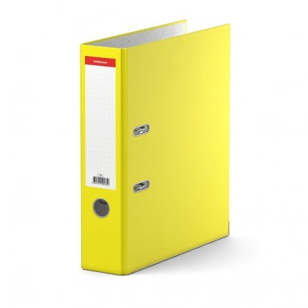 Папка-регистратор с арочным механизмом, ErichKrause "Standard", А4, 70 мм, желтый фото 1
