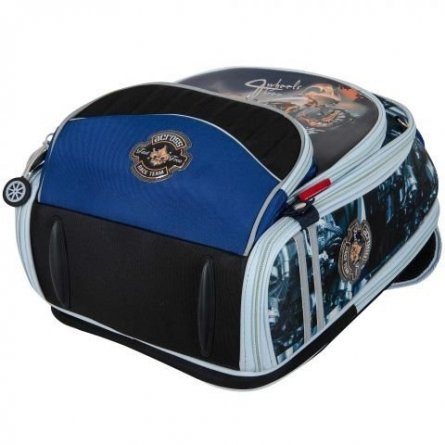 Рюкзак Across, школьный,  с мешком д/обуви, синий, 29х37х15 см фото 5