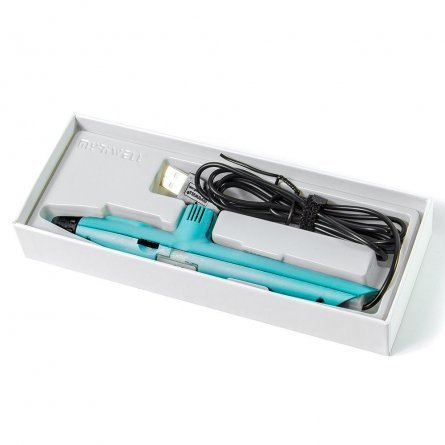 Ручка 3D Myriwell RP200A, PLA, голубая, картонная упаковка фото 4