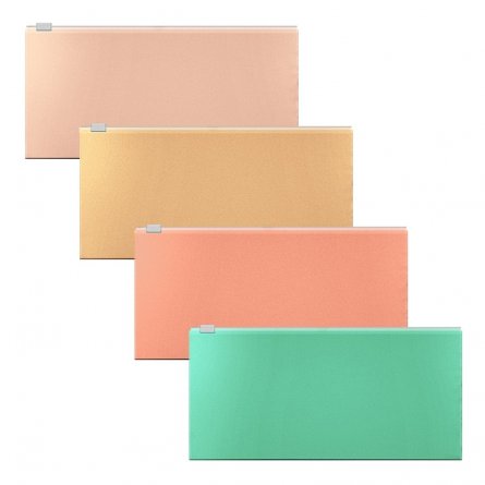 Zip-пакет на молнии ErichKrause, 255х130 мм, 180 мкм, непрозрачный, ассорти, "Matt Powder, Travel" фото 1