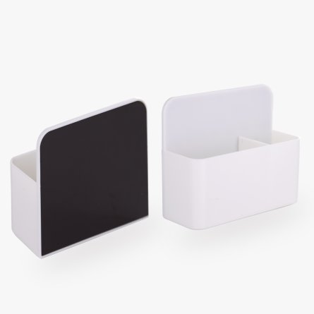 Магнитная подставка для маркерной доски, Alingar, 10 х 12 х 4 см, "Basic", белая, 2 отсека, европодвес фото 3