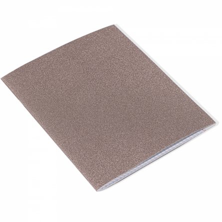 Тетрадь 48л., А5, клетка, Alingar "Мокко", скрепка, дизайнерский картон, глиттерное напыление, блок офсет, 100 % белизна фото 3