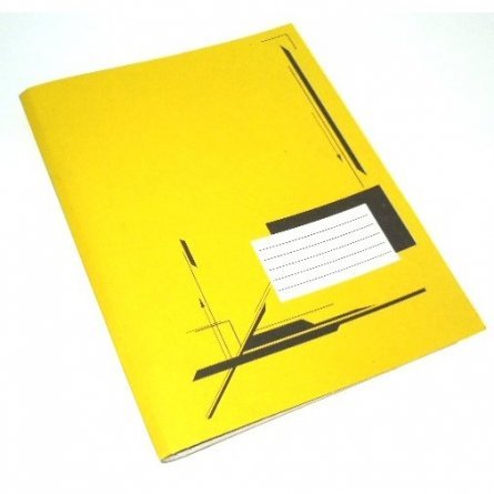 Папка-скоросшиватель "Дело"  ЭВРИКА, картон немелованный,  желтый фото 3