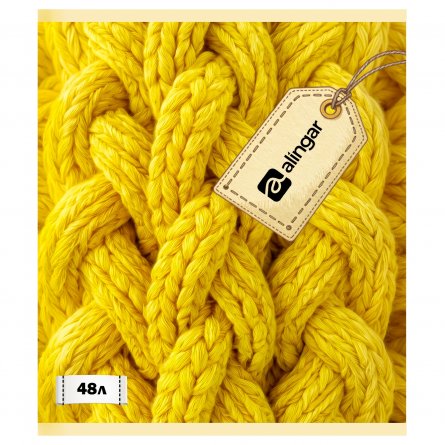Тетрадь 48л, А5, клетка, Alingar, "Узоры", скрепка, мелованный картон, Soft touch,  блок офсет, 5 дизайнов в пленке т/у фото 5