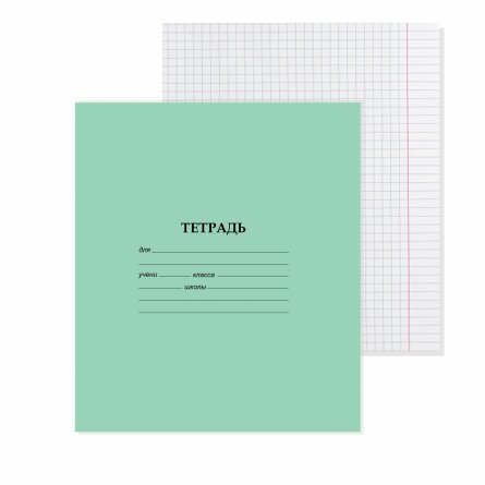 Тетрадь 12л., клетка, Alingar, скрепка, офсет 60 гр фото 1