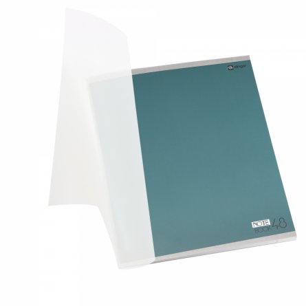 Тетрадь 48л., А5, клетка, обложка пластик, Alingar "Классика NEW", скрепка, блок офсет, 100% белизна, 4 дизайна в пленке т/у фото 2