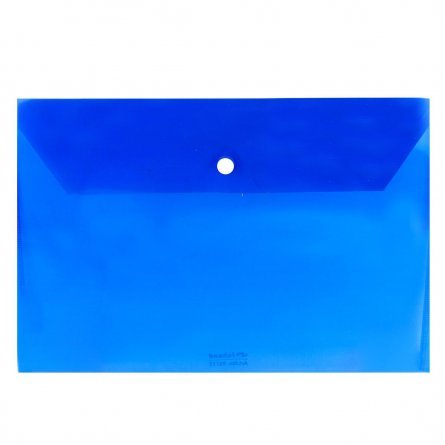 Папка-конверт на кнопке Sahand, A4, 235х330 мм, 160 мкм, ассорти, глянцевая, "Transparent" фото 2