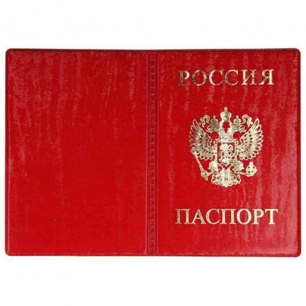 Обложка для паспорта, "Дождь", ассорти, тисн. золото "РОССИЯ-ПАСПОРТ-ГЕРБ" фото 2
