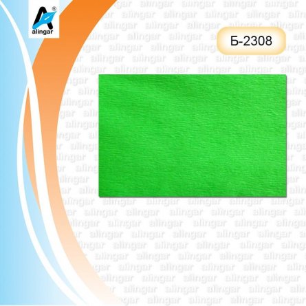 Крепированная бумага флюоресцентная Проф-Пресс, зеленая фото 1