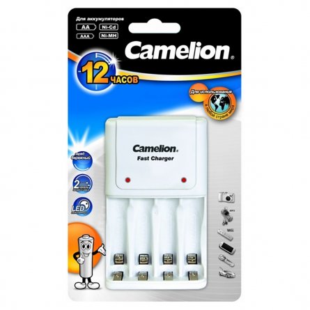 З/у CAMELION BC-1010B индик 2-4AA/AAA-200mA (1/16/32) фото 1