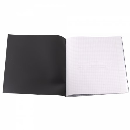 Тетрадь предметная "Обществознание" А5 48л., клетка, со справ матер, скрепка, чёрная пластиковая обложка, блок офсет, Alingar "Стильная классика" фото 3