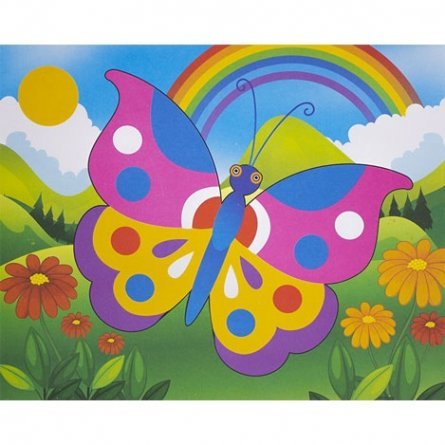 Аппликация из ярких шариков Апплика, 270х210х70 мм, картонная упаковка, "Бабочка" фото 3
