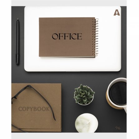 Тетрадь 96л., А5, клетка, Alingar "Office", скрепка, мелованный картон( стандарт), блок офсет, 5 дизайнов в пленке т/у фото 6
