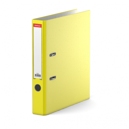 Папка-регистратор с арочным механизмом разборная, ErichKrause "Neon", А4, 285х315х50 мм, желтая фото 1