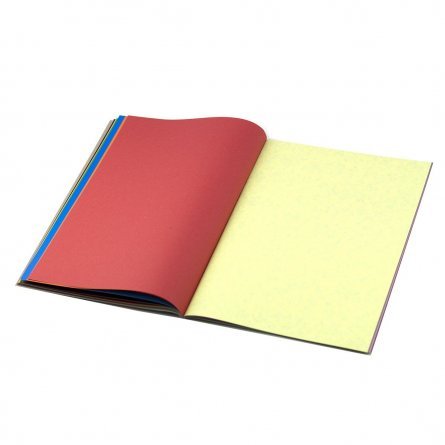 Набор цветного картона (7 цветов, 14 листов) и цветной бумаги (8 цветов, 8 листов) Alingar, А4, на скрепке, "Ассорти" фото 10