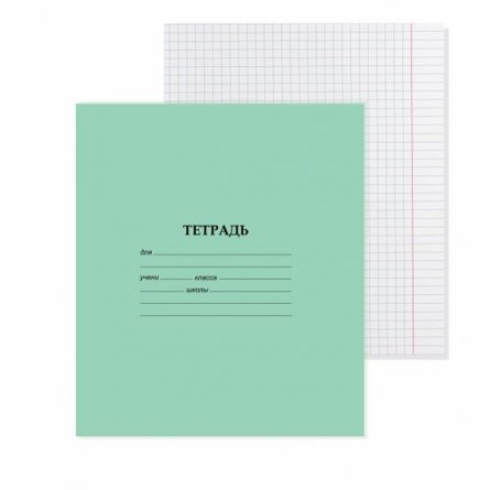 Комплект тетрадей 20 шт., 12л., клетка-10 шт/линия-10 шт, Alingar, скрепка, офсет 60 г/м2, 100% белизна фото 3