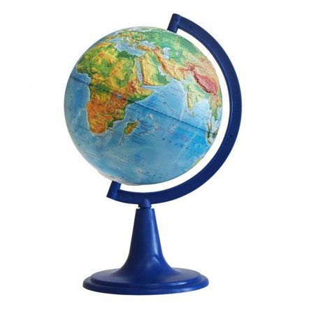 Глобус ландшафтный Глобусный мир, 150 мм, рельефный фото 1