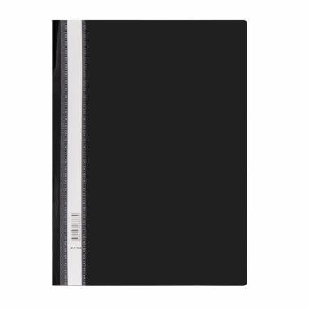 Папка-скоросшиватель пластиковая Alingar, A4, черный, 160 мкм, пакет европодвес фото 1