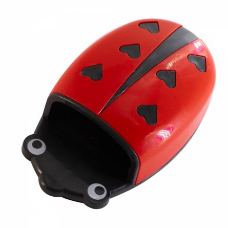 Магнитная подставка для маркерной доски фигурная, Alingar, 12 х 7 х 4 см, "Божья коровка", красный/черный, губка-стиратель, европодвес фото 5