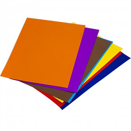 Бумага цветная Alingar, А4, немелованная, двухсторонняя, 8 листов, 8 цветов, пакет с клеевым клапаном фото 4