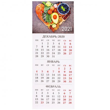 Календарь-магнит А5 Проф-Пресс, "Натюрморт №4" 2021 г, цел.карт., блок мелов., бумага КБС фото 1