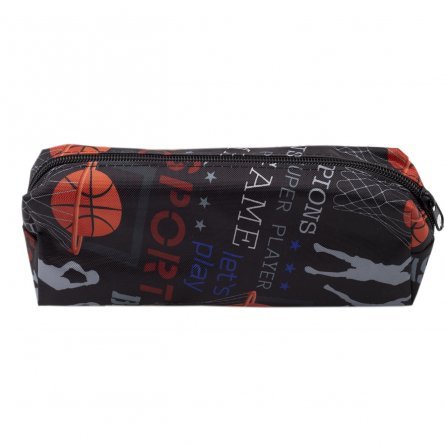 Пенал-косметичка Alingar ткань, молния, 90х210мм, "Баскетбол 1", ассорти фото 2