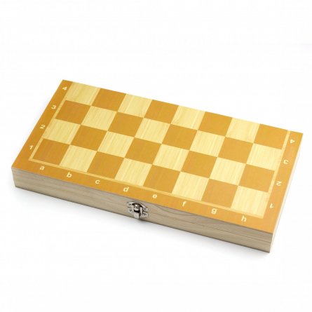 Набор 3 в 1, " Шахматы, шашки, нарды", деревянный, 40*21*4,5 см фото 4