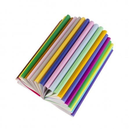Бумага цветная Апплика, А4, мелованная, 24 листа, 24 цвета, на скрепке, "Рисуем радугу" фото 2