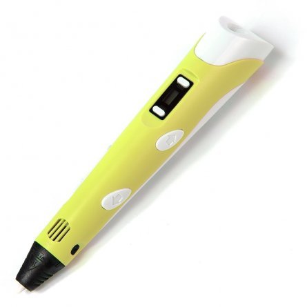 Ручка 3D Zoomi, ZM-052, пластик ABS/PLA - 3 цвета, желтая, подставка пластиковая под ручку, картонная упаковка фото 5